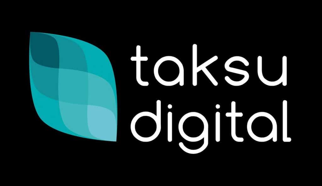 Taksu Digital - Logo on Black Background (Medium)